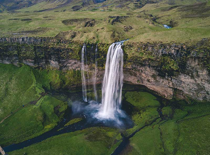 Seljalandsfoss, Waterfall in Iceland